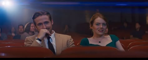 Lalaland Aesthetic, Theatre Background, Ryan Gosling And Emma Stone, To The Fools Who Dream, Here's To The Fools Who Dream, Color In Film, Damien Chazelle, City Of Stars, Movie Screenshots