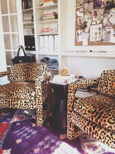 Cheetah Chair, Leopard Print Rug Living Room, Leopard Chair, Printed Chair, Built In Bookcase, Occasional Chairs, Living Room Chairs, Decor Inspiration, Lounge