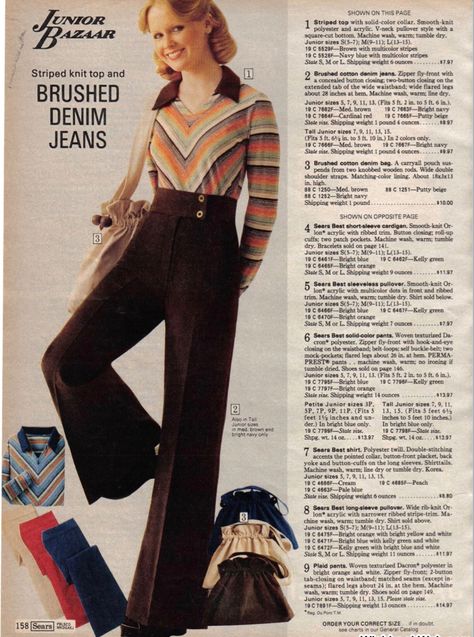 1970s Fashion Women, 70s Women Fashion, 1970s Women, 70s Clothing, Sears Catalog, 60s 70s Fashion, 60s And 70s Fashion, 70s Inspired Fashion, 70s Outfits