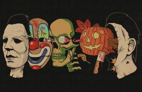 Movies Wallpaper, Vintage Halloween Art, Image Halloween, Horror Vintage, Pure Evil, Horror Artwork, Instagram Baddie, Halloween Tattoo, The Boogeyman