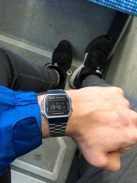 Casio 168 Outfit, Mens Streetwear Watches, Casio 168 Vintage, Men Casio Watch, Casio A168 Outfit, Casio Aq230 Outfit, Casio Vintage Watch Men Outfit, Casio Watch Mens, Casio A168