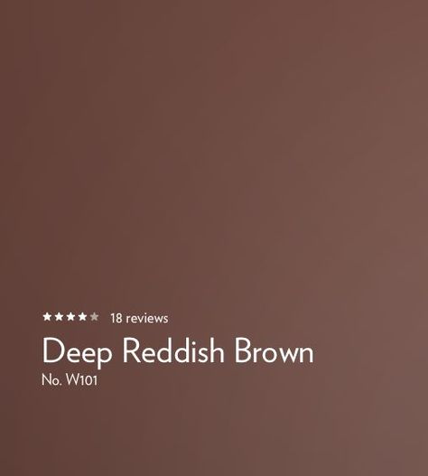 Reddish Brown Farrow And Ball, Brown Paint Color Palette, Moody Plum Paint, Farrow And Ball Deep Reddish Brown, Deep Reddish Brown Farrow And Ball, Farrow And Ball Brown, Dark Auburn Sherwin Williams, Earthy Tones Kitchen, Brown Paint Colors