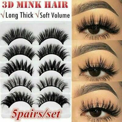 #!#   5 Pairs 3D Natural False Eyelashes Long Thick Mixed... Eye Makeup Tools, Silk Fiber, Thicker Eyelashes, Natural Eyelashes, Makeup Eyes, Natural Eyes, Longer Eyelashes, Makeup Eyelashes, Eye Makeup Remover