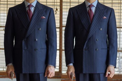 How and When to Wear a Double Breasted Suit: 16 Rules Italian Double Breasted Suit, 6x1 Double Breasted Suit, Double Breasted Navy Suit, Mens Double Breasted Suit, Navy Double Breasted Suit, Chalk Stripe Suit, Double Breasted Pinstripe Suit, Sack Suit, Double Breasted Suit Men