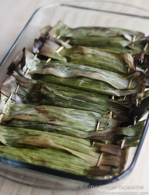 Otak Otak  (or Malaysian Spicy Fish Paste) is one of those really classic Malaysian dishes that I've absolutely loved growing up yet al... Asia Foods, Otak Otak, Fish Paste, Fish Cooking, Wonton Noodles, Recipes Fish, Malay Food, South East Asian, Rasa Malaysia