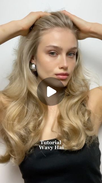 Ania Szaniawska on Instagram: "Tutorial for wavy hair. 🫶🏽 #hair #hairstyle #wavyhair #blonde #slavicgirl #viral" Wavy Hair Tutorial, Gemini Hair, Wavy Hairstyles Tutorial, Wavy Hairstyles, Instagram Tutorial, Coily Hair, Hair Transformation, Hairstyle Ideas, Wavy Hair