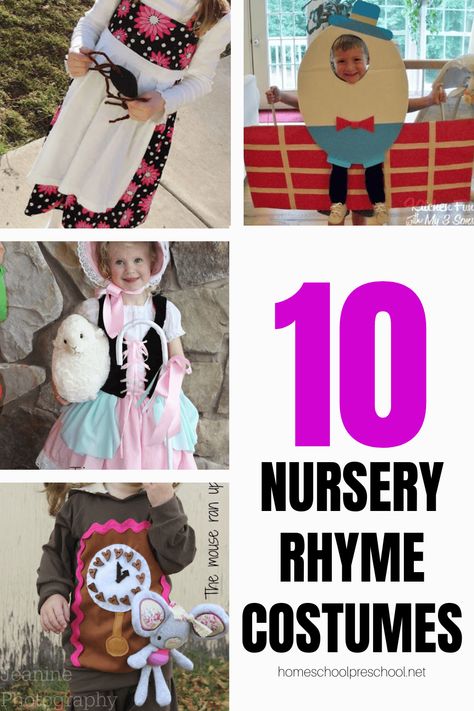 Diy Nursery Rhyme Costumes, Mother Goose Nursery Rhymes Costumes, Nursery Rhymes Halloween Costumes, Nursery Rhymes Dress Up Ideas, Nursery Rhyme Characters Costumes, Nursery Rythmes Costumes, Nursery Rhyme Costumes For Adults, Nursery Rhyme Costumes For Teachers, Nursery Rhyme Halloween Costumes