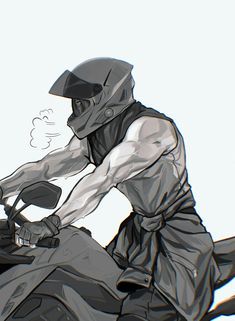 Motorcycle Guy, Hot Biker Guys, Motorcycle Drawing, Image Moto, Biker Aesthetic, Motorcycle Men, Biker Boys, Pretty Bike, Biker Love