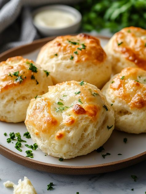 Pillsbury Biscuit Garlic Butter Cheese Bombs Biscuit Cheese Bread, Grand Biscuit Recipes, Garlic Parmesan Mashed Potatoes, Veggie Noodles Recipes, Creamy Corn Casserole, Cheesy Breakfast, Parmesan Mashed Potatoes, Pillsbury Biscuits, Hashbrown Breakfast Casserole