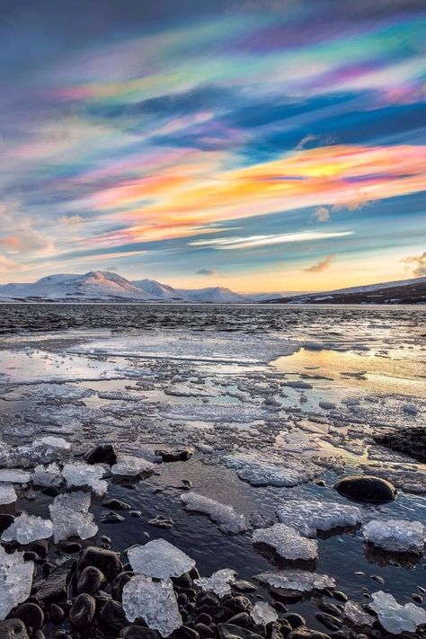 Iridescent polar stratospheric  clouds  whereisweatherby Polar Stratospheric Clouds, Stratospheric Clouds, Sky Gazing, Lenticular Clouds, Pencil Drawings Of Girls, Rainbow Clouds, Beyond The Horizon, Rainbow Sky, Rainbow Cloud