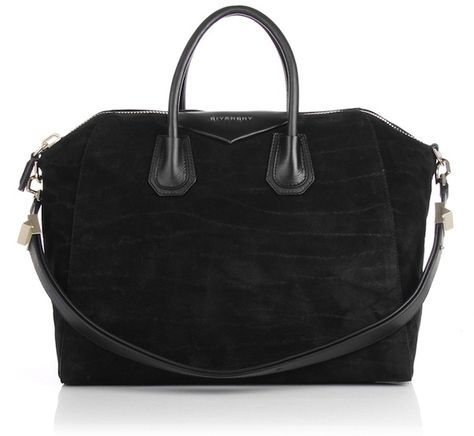 Givenchy black leather hand bags Haute Couture Bags, Bag Reference, Velour Bag, Givenchy Antigona, Coach Horse And Carriage Tote, Givency Antigona Bag, Rachel Zoe, Fashion Sunglasses, Black Suede