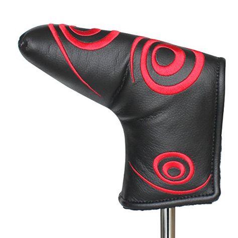 CRAFTSMAN GOLF Red Swirl Black Putter Cover Headcover For Titleist Scotty Cameron Ping blade Magnetic Closure -- Want additional info? Click on the image. Note:It is Affiliate Link to Amazon. Putter Cover, Scotty Cameron, Golf Clothing, Golf Accessories, Self Service, Head Covering, Golf Outfit, Magnetic Closure, Product Reviews