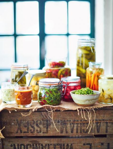 Gluten free Recipes | Jamie Oliver Recipes Food Fermentation, Food In Jars, Mushy Peas, Fermentation Recipes, Jamie Oliver Recipes, Food Club, Meals In A Jar, Pickling Recipes, Side Recipes