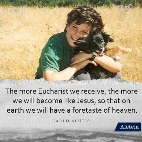 (Slideshow) 10 Inspiring quotes from Blessed Carlo Acutis Blessed Carlo Acutis Quotes, Carlo Acutis Quotes, Blessed Carlo Acutis, Saying Grace, Catholic Wallpaper, Lives Of The Saints, Jesus Mother, Beautiful Good Night Quotes, The Eucharist