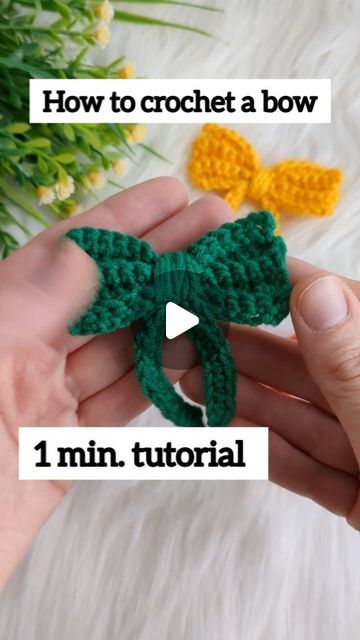 Amigurumi crochet patterns on Instagram: "This simple and easy crochet bow can be used on top of your wrapped gifts, also looks very cute on a hat, scarf, shawl, bag, even in your hair! It works up fast and easy. You can find a full video tutorial on my YouTube channel! Don't forget to subscribe!!! All links are in my BIO @amigurumi_joys  #häkeln #crochettoys  #amigurumi #amigurumilove  #crochet #amigurumi   #asycrochetpattern #christmascrochet #crochetchristmasornaments #crochetornaments #crochetchristmastreedecorations #crochetgift  #freecrochetpattern #freepattern #freeamigurumipattern #freeamigurumi #crocheted #crocheting #crochetbow #crochetwithme #crochettutorial #easycrochet #crochetornanent #crochetdecor" Crochet Bow, Wrapped Gifts, Crochet Bows, Crochet Ornaments, Crochet Christmas Ornaments, Hat Scarf, Amigurumi Free Pattern, Crochet Gifts, Amigurumi Crochet