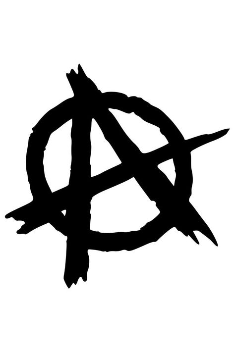 Anarchy Anarchy Symbol Tattoo Design, Deadmans Hand Tattoo Design, Ateez Anarchy Logo, Rage Against The Machine Tattoo, Anarchy Tattoo Design, Anarchy Drawing, Anarchism Symbol, Anarchy Necklace, Anarchy Sign