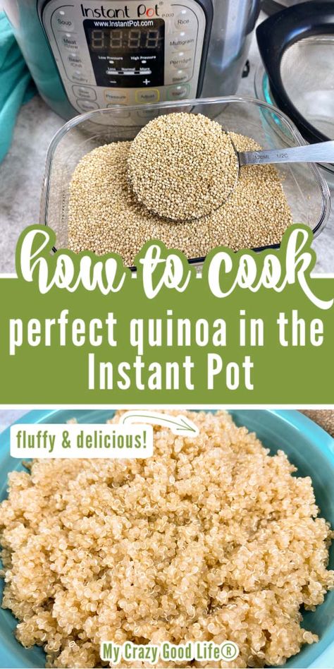 Instant Pot Quinoa Recipes, Perfect Quinoa, Instant Pot Quinoa, Cook Quinoa, Best Instant Pot Recipe, Instant Pot Soup, Healthy Instant Pot Recipes, Easy Instant Pot Recipes, Instant Pot Dinner Recipes