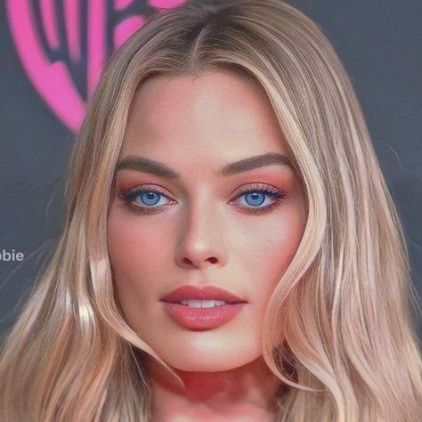 Barbie Make Up Margot Robbie, Margot Robbie Barbie Makeup, Barbie Makeup Look Margot Robbie, Margot Robbie Barbie Haircut, Barbie Makeup Margot Robbie, Margot Robbie Barbie Makeup Looks, Celebrities With Hooded Eyes, Margot Robbie Makeup, Barbie Margot Robbie