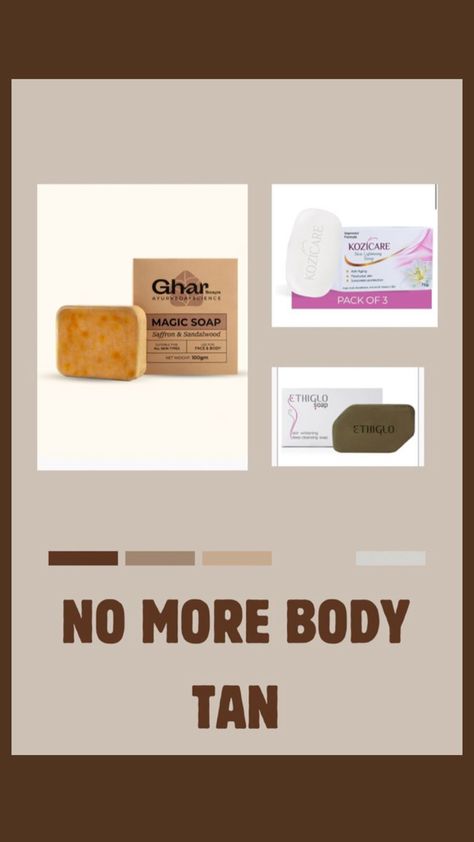 A collection of Ghar Soap, Kozicare Soap, and Ethiglo Soap displayed attractively, emphasizing their effectiveness in removing body tan and promoting even skin tone. #NoMoreTan #SkinBrightening #TanFreeSkin #GharSoap #KozicareSoap #EthigloSoap #SkinCareRoutine #GlowingSkin #BeautyTips #TanRemoval #RadiantSkin Tan Removal, Say Goodbye, Say Hello, Budget Friendly, Soap, Skin