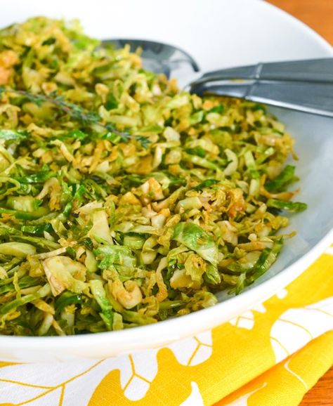 Side Dish Recipe: Smoky, Lemony Shredded Brussels Sprouts Recipes from The Kitchn | The Kitchn Shredded Brussels Sprouts Recipe, Brussels Food, Brussels Sprouts Recipes, Supper Meals, Shredded Brussels Sprouts, Sprouts Recipes, Broccoli Sprouts, Shredded Brussel Sprouts, Sprout Recipes