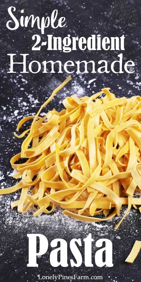 Quick Homemade Pasta, Easy Homemade Noodles, Homemade Pasta Noodles, Easy Homemade Pasta, Fresh Pasta Recipes, Tagliatelle Pasta, Homemade Pasta Recipe, Pasta Noodle Recipe, Handmade Pasta