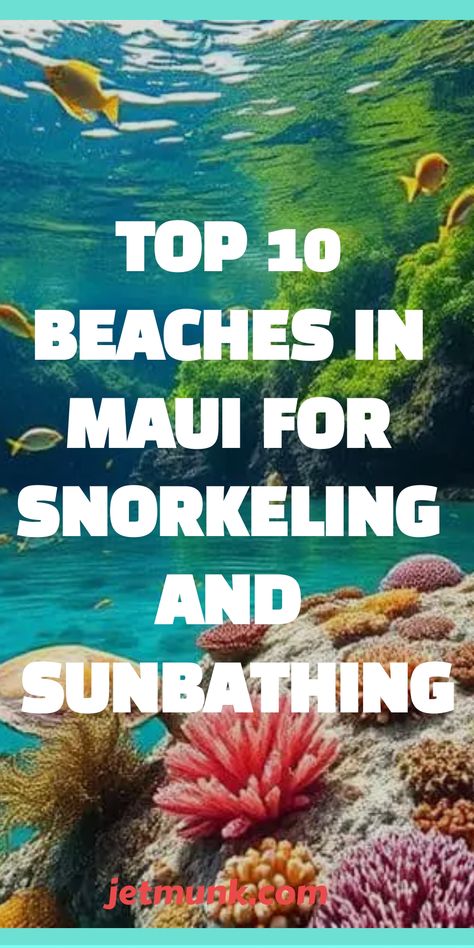 Beaches in Maui for Snorkeling and Sunbathing Best Beaches In Maui, Maui Snorkeling, Maui Itinerary, Wailea Beach, Kaanapali Beach, Destination Travel, Hawaii Destinations, Trip To Maui, Tropical Escape