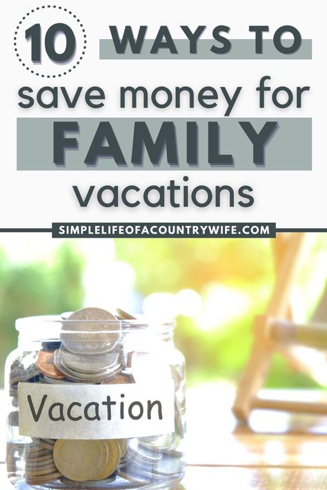 Taking a family vacation is a great way to make lasting memories with your children.  However, most family vacations aren’t that cheap. If you don’t have a lot of extra money you might have ruled out being able to afford a family vacation, but there are ways you can save money for a family vacation even without a large income. | vacation fund ideas saving money | saving for vacation ideas | saving for family vacation | family vacation savings plan Vacation Fund Ideas, Saving For Vacation, Save For Vacation, Vacation Savings Plan, Easy Gifts To Make, Vacation Money, Vacation Fund, Vacation Savings, Save On Foods