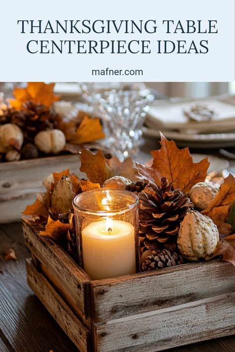 Discover stunning Thanksgiving table centerpiece ideas that blend rustic charm with farmhouse decor, perfect for creating an inviting holiday atmosphere. Simple Fall Centerpieces For Table, Thanksgiving Table Centerpiece Ideas, Thanksgiving Centerpieces Table, Beautiful Thanksgiving Table, Thanksgiving Table Centerpieces, Table Centerpiece Ideas, Simple Table Settings, Farmhouse Aesthetic, Traditional Rustic