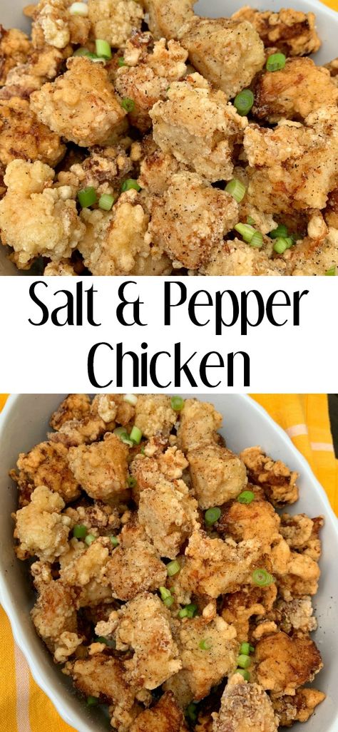 Asian Salt And Pepper Chicken, Panda Black Pepper Chicken Recipe, Salt And Pepper Chicken Air Fryer, Crispy Salt And Pepper Chicken, Salt And Pepper Fried Chicken, Black Peppered Chicken Chinese, Salted Chicken Chinese, Crispy Peanut Chicken, Peppered Chicken Chinese