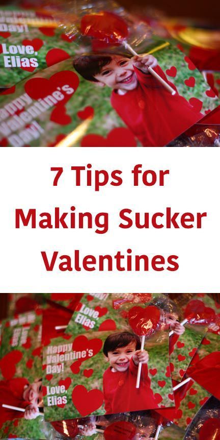 7 tips for making sucker valentines; Kid Valentines with suckers; valentines with kid photos Valentine Sucker Ideas, History Of Valentines Day, Sucker Valentines, Kid Valentines, Valentines Day Images, Gifts For Valentines Day, Valentines Diy Kids, Valentines Day History, Valentine History