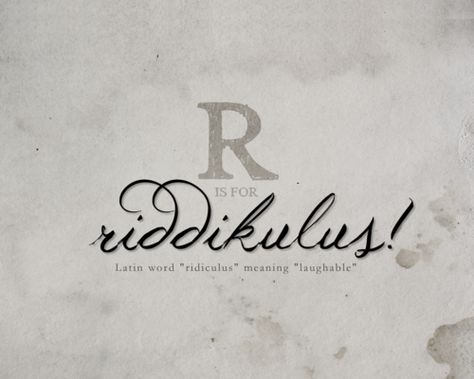 Riddikulus Tattoo, Latin Words, Harry Potter Fandom, Getting Things Done, Girly Things, Tattoo Quotes, We Heart It, Body Art, Meant To Be