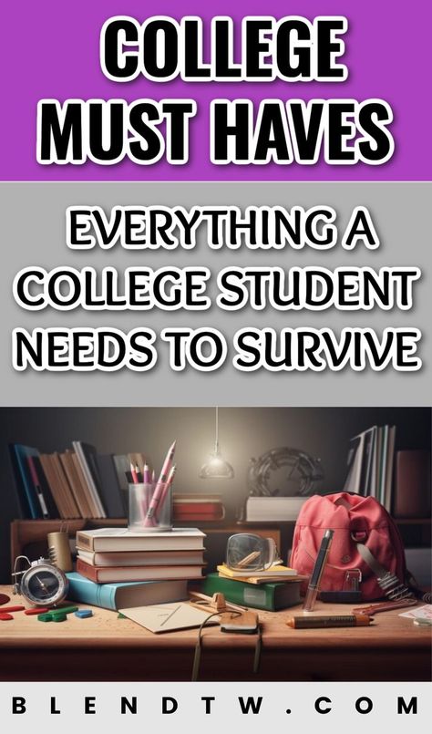 College is fun, but it can also be overwhelming. Here are the college must haves that will make your life easier and smarter. dorm room necessities | college essentials | best supplies for dorm living | organizational tools for college students | study essentials for success | practical items for college-bound students College Student Essentials, College Student Needs, Room Necessities, Dorm Room Necessities, College Must Haves, College Necessities, Items For College, Study Essentials, College Essentials