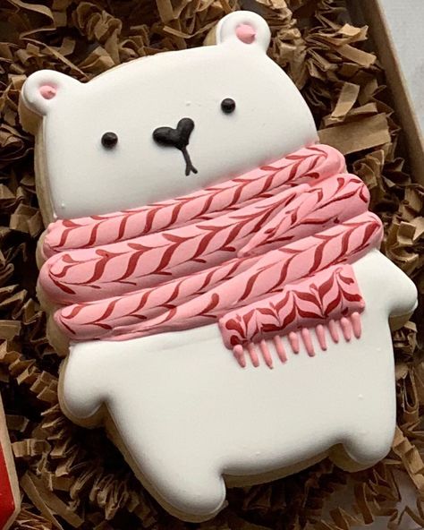 Blueberry Hill Cookie Company on Instagram: “I ❤️ you bear-y much. 😊 • #bearcookies #cutebearcookies #wintercookies #winterbearcookies #royalicingcookies #decoratedcookies…” Easy Royal Icing Recipe, Royal Iced Cookies, Royal Icing Recipe, Cookie Company, Bear Cookies, Fancy Cookies, Valentine Cookies, Iced Cookies, Christmas Cooking