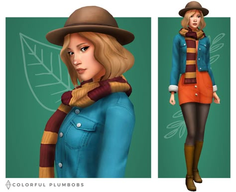 Sims 4 Cc Scarves, Sims 4 Cc Scarf Maxis Match, Ts4 Cc Scarf, Sims 4 Scarf Cc, Sims 4 Cc Maxis Match Harry Potter, Sims 4 Scarf, Lookbook Hair, Sims Outfits, Sims Games