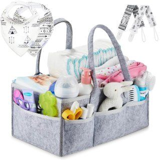 Must-Haves For Your New Baby's Nursery - Just Simply Mom Baby Registry Guide, Newborn Registry, Bedside Caddy, Car Nursery, Diaper Organization, Baby Storage, Diaper Caddy, Caddy Organizer, Organization Gifts