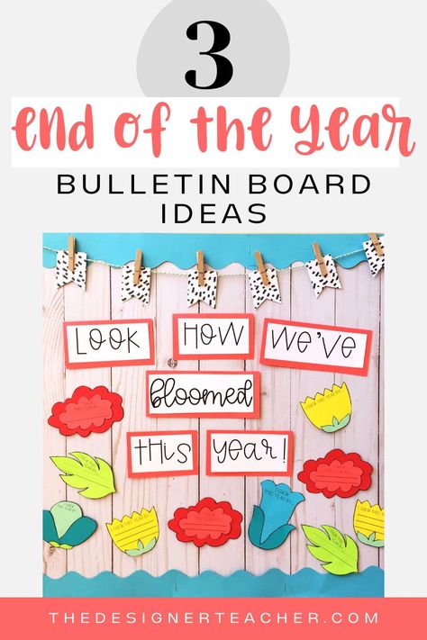 Looking for fun end of the year activities and bulletin board ideas? I’ve got three end of the year bulletin board and craft ideas for you! End Of Year Bulletin Board, Religious Bulletin Boards, Preschool Door, Creative Bulletin Boards, Summer Display, End Of The Year Activities, Classroom Doors, Hallway Art, Special Education Elementary