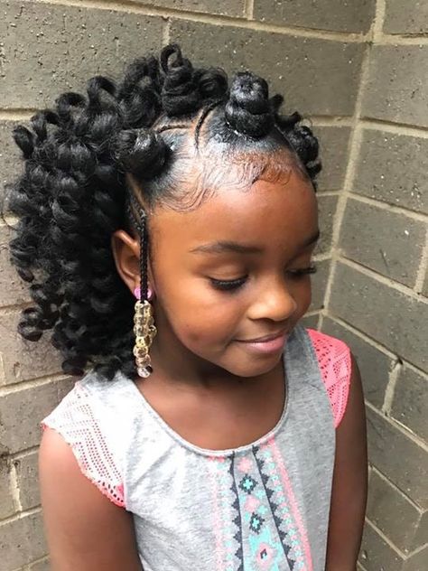 Little girls hair style African American Girl Hairstyles, Black Baby Hairstyles, Blonde Balayage Highlights, Lil Girl Hairstyles, Kids Curly Hairstyles, Kid Braid Styles, Girls Hairstyles Braids, Girls Braids