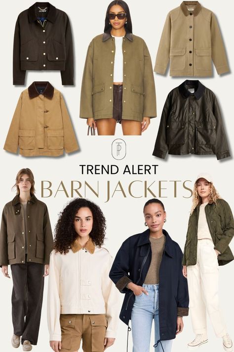 Why You Need a Barn Jacket in Your Fall Wardrobe + 3 Outfit Inspirations Barn Coat Outfit, Business Casual Outfits Fall, Fall Color Trend, Jacket Outfit Women, Barn Jacket, Fall Fashion Trends Women, Fall Trends Outfits, Fall Wardrobe Essentials, Fall Outfit Ideas