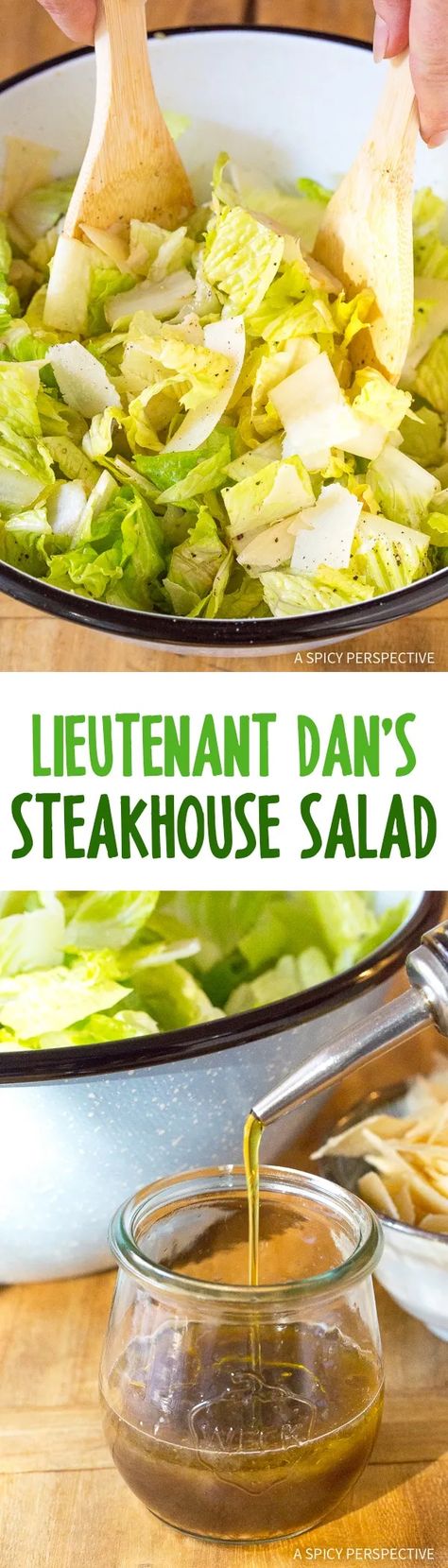 Steak House Salad Recipe, Vegtable Salad, Healthy Salad Recipes For Lunch, Steakhouse Salad, Garlicky Chicken, Salad Recipes For Lunch, Lieutenant Dan, Shaved Parmesan, Pork Noodles