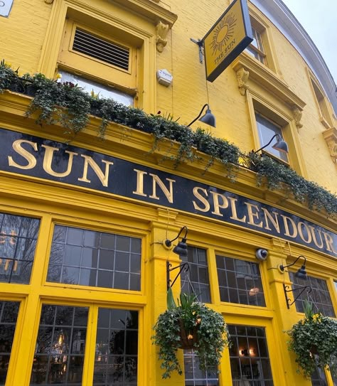 london, england, pub, beatles, yellow, aesthetic Yellow Relationship Aesthetic, Yellow Theatre Aesthetic, Yellow Academia Aesthetic, Bright Yellow Aesthetic, London At Night Aesthetic, Yellow Academia, Yellow Aesthetic Vintage, Yellow Aesthetics, British Aesthetic