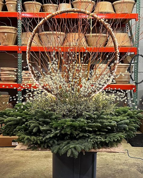 Detroit Garden Works (@detroitgarden) • Instagram photos and videos Midwest Living Magazine, Unusual Garden Ornaments, Detroit Garden Works, Planter Arrangements, Sylvan Lake, Winter Planter, Garden Works, Contemporary Garden, Garden Store