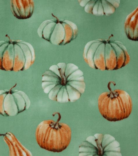 Teal Pumpkins Anti Pill Fleece Fabric Tied Fleece Blanket, Fleece Tie Blanket, Tie Blanket, Green Halloween, Teal Pumpkin, Fleece Tie Blankets, Tie Blankets, Easter Projects, Baking With Kids