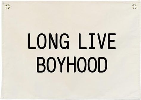 Amazon.com: Canvas Banner Hanging Flag Banner for Nursery and Playroom Wall Décor for Kids Trendy Room Décor for Boys and Girls (Long live boyhood) : Home & Kitchen Long Live Boyhood, Nursery And Playroom, Trendy Room, Hanging Flag, Playroom Wall Decor, Canvas Banner, Playroom Wall, Hanging Canvas, Flag Banner