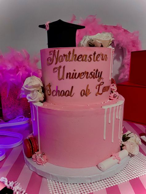 law school graduation cake • party cake Legally Blonde Cake, Law School Graduation Cake, College Grad Party, Law School Graduation, Cake Party, 21st Birthday Cake, Graduation Cake, Legally Blonde, Graduation Cakes