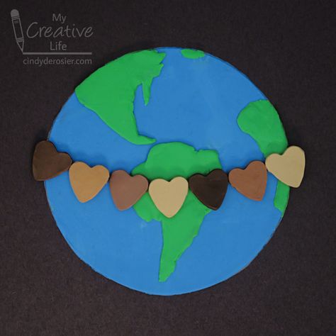 World Peace in Clay | Fun Family Crafts Peace Crafts For Kids, Martin Luther King Craft, Peace Crafts, World Peace Day, King Craft, Peace Pole, Earth Craft, Recycled Crafts Kids, November Crafts