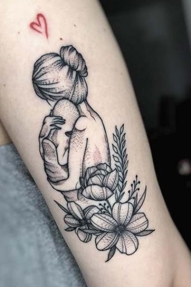 Simple Unique Tattoos, Mutterschaft Tattoos, Motherhood Tattoos, Dragons Tattoo, Mom Tattoo Designs, Mommy Tattoos, Shape Tattoo, Inspiration Tattoos, Mother Tattoos