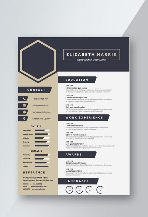 Cv Design Template Free, Free Cv Template Word, Cv Original, Creative Cv Template, Cv Design Template, Cv Template Word, Creative Cv, Cv Resume Template, Cv Resume