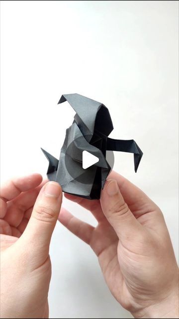 Origami Ghost, Halloween Origami, Ghosts Halloween, October 8, Halloween Paper, My Youtube Channel, Halloween Makeup, Youtube Channel, Halloween Decorations