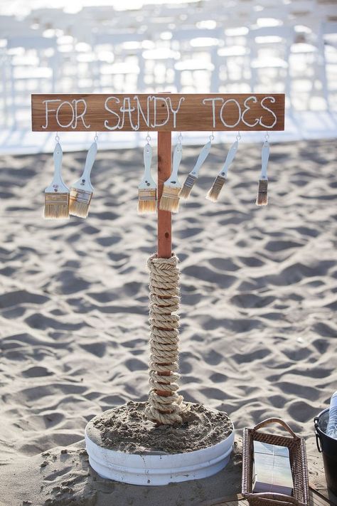 Beach Wedding Signs, Beach Wedding Reception, Dream Beach Wedding, Malibu Wedding, Beach Wedding Inspiration, Wedding Beach Ceremony, Beach Ceremony, Socal Wedding, Beach Wedding Decorations