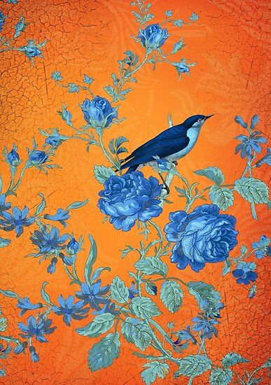 Blue And Orange Poster, Orange And Blue Artwork, Orange Blue Painting, Blue And Orange Artwork, Light Blue And Orange Aesthetic, Orange Art Aesthetic, Dark Blue And Orange Aesthetic, Orange Theme Aesthetic, Orange And Teal Aesthetic